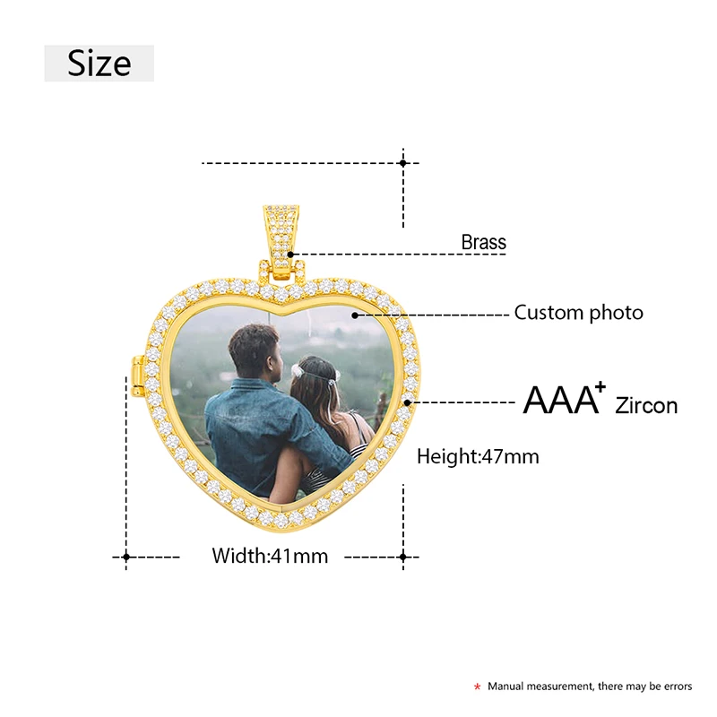 CZP0167 фото сердце кристалл индивидуальная картина кулон специальное VIP ссылка |