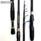 Телескопическая рыболовная удочка из углеродного волокна, 1,82,12,42,7 м