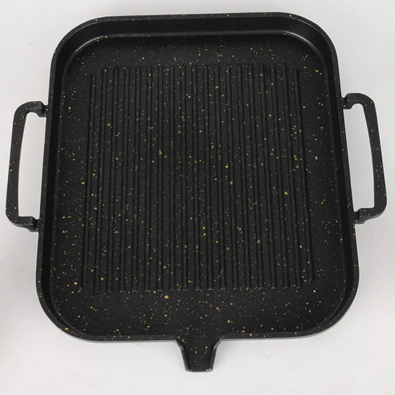 Сковорода Корейская индукционная плита противень для выпечки квадратный