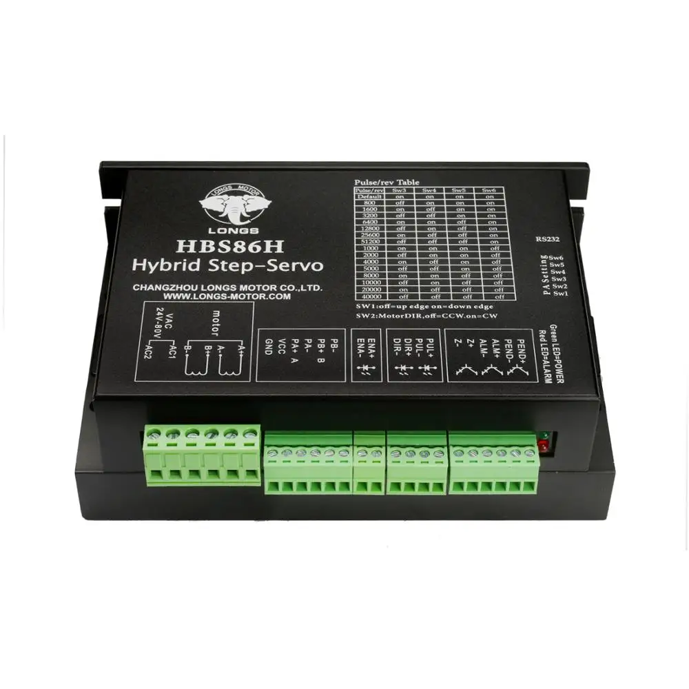 Nema 34 гибридный контроллер шагового двигателя с замкнутым контуром HBS86H &amp NEMA34 motors
