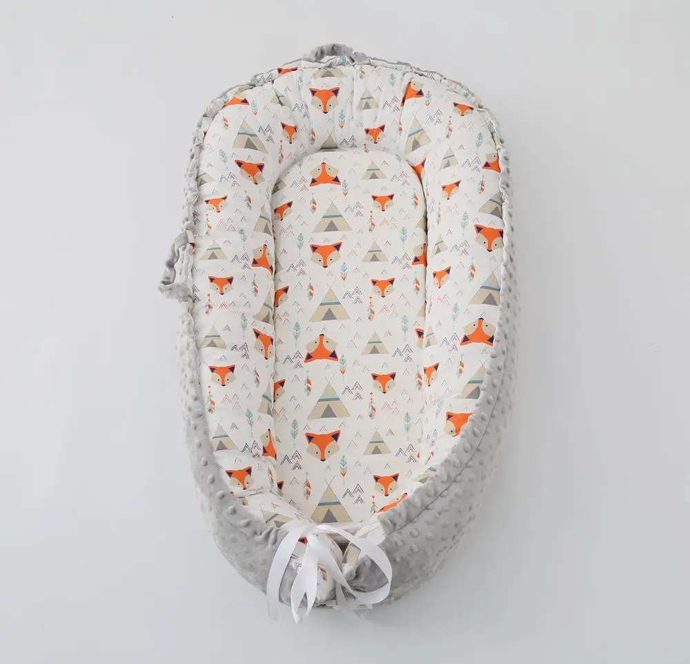 

Rainbow Baby Nest Bed Portable Crib Folding Newborns Cots Nursery Sleep Nest Infant Cradle Bassinet Children's Bed Carry Cot