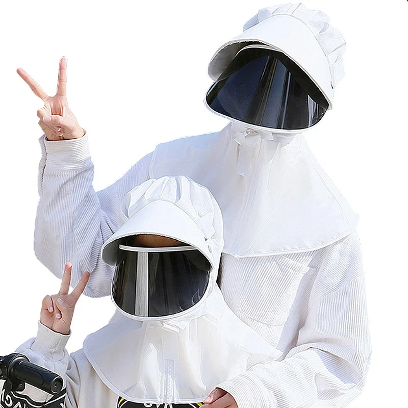 Шляпа для женщин со скидкой для взрослых и детей с широкими полями и защитой лица от пыли, каплями и УФ-лучей на пляже рыбака.