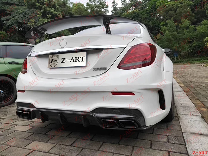 Z ART широкий тюнинг пакет для C class 2015 2019 W205 4 дверь Тюнинг Комплект
