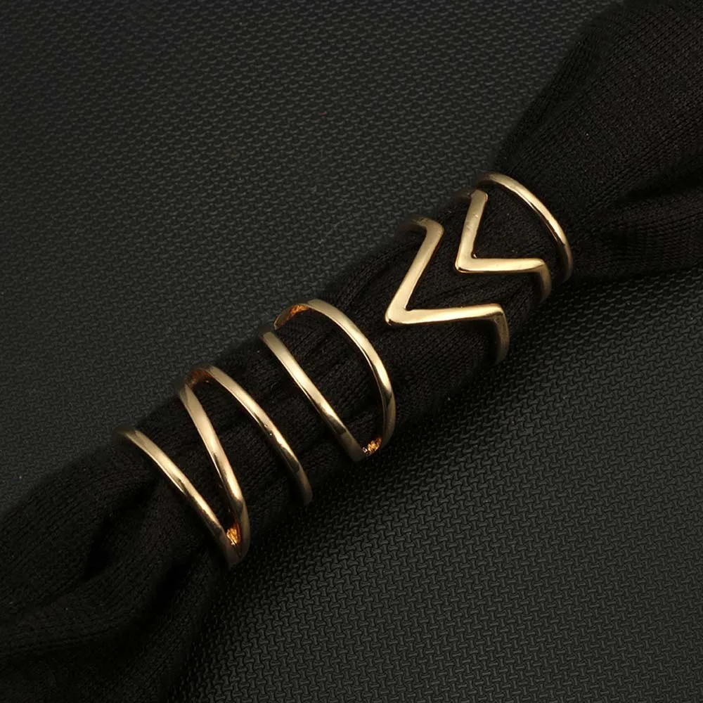 Набор колец для мужчин и женщин 5 шт./компл. | Украшения аксессуары