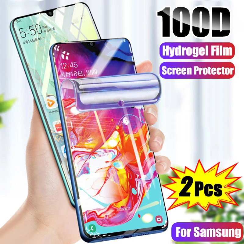 2 шт. 100D гидрогель пленка для Samsung Galaxy Note 20 10 9 S20 ультра Plus протектор экрана из