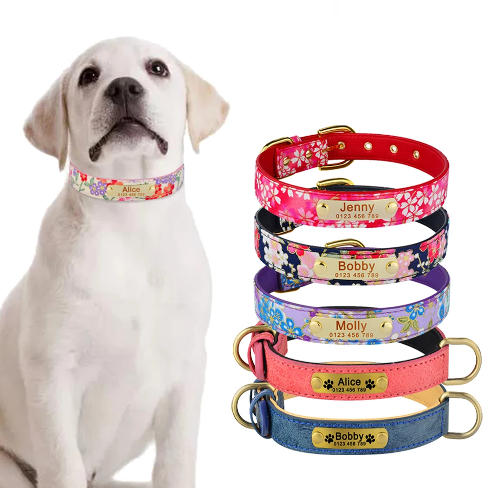 

Custom Free Engraved Name Collar Nylon Plaid Boy Girl Unisex Dogs Collar Small Large Personalized Dog Collar Product Dog Collars