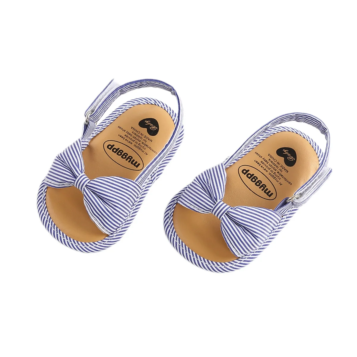 Multitrust/Детская летняя обувь Нескользящие сандалии Полосатые Прогулочные