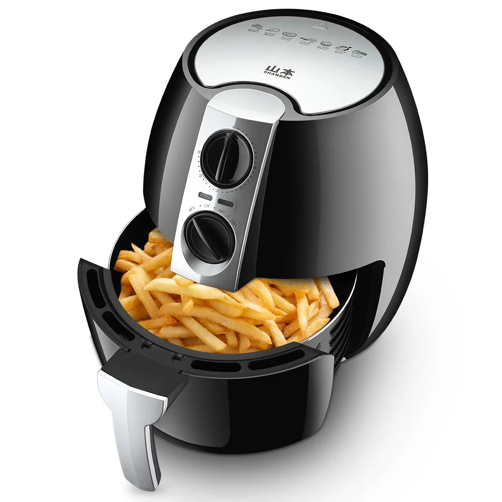 Воздушная глубокая жареная кастрюля массовая умная безвредная чипсы сковорода