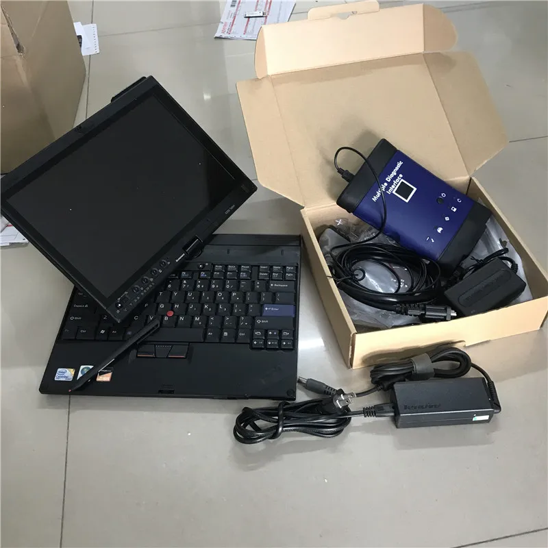 

New interface Scanner G-M MDI auto diagnostic tool with GDS 2 Mulit-Languages + TECH2WIN in Used Laptop X200T Computer All Ready