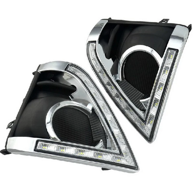 2 шт. Автомобильный светодиодный дневной светильник DRL Дневной тумана фонаря