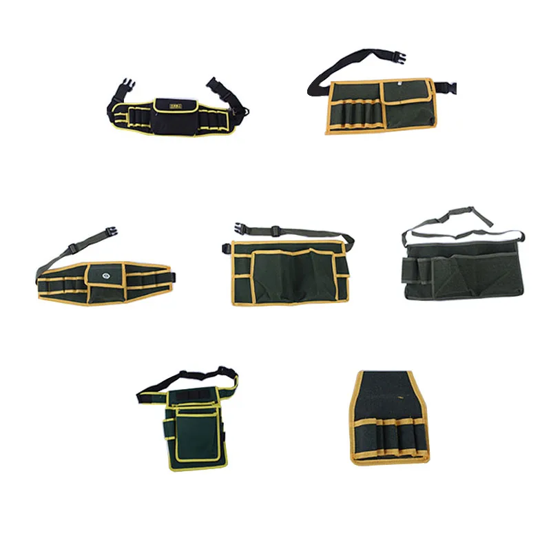 Зеленая Холщовая Сумка для ногтей 7 спецификаций утолщенная многоцелевой