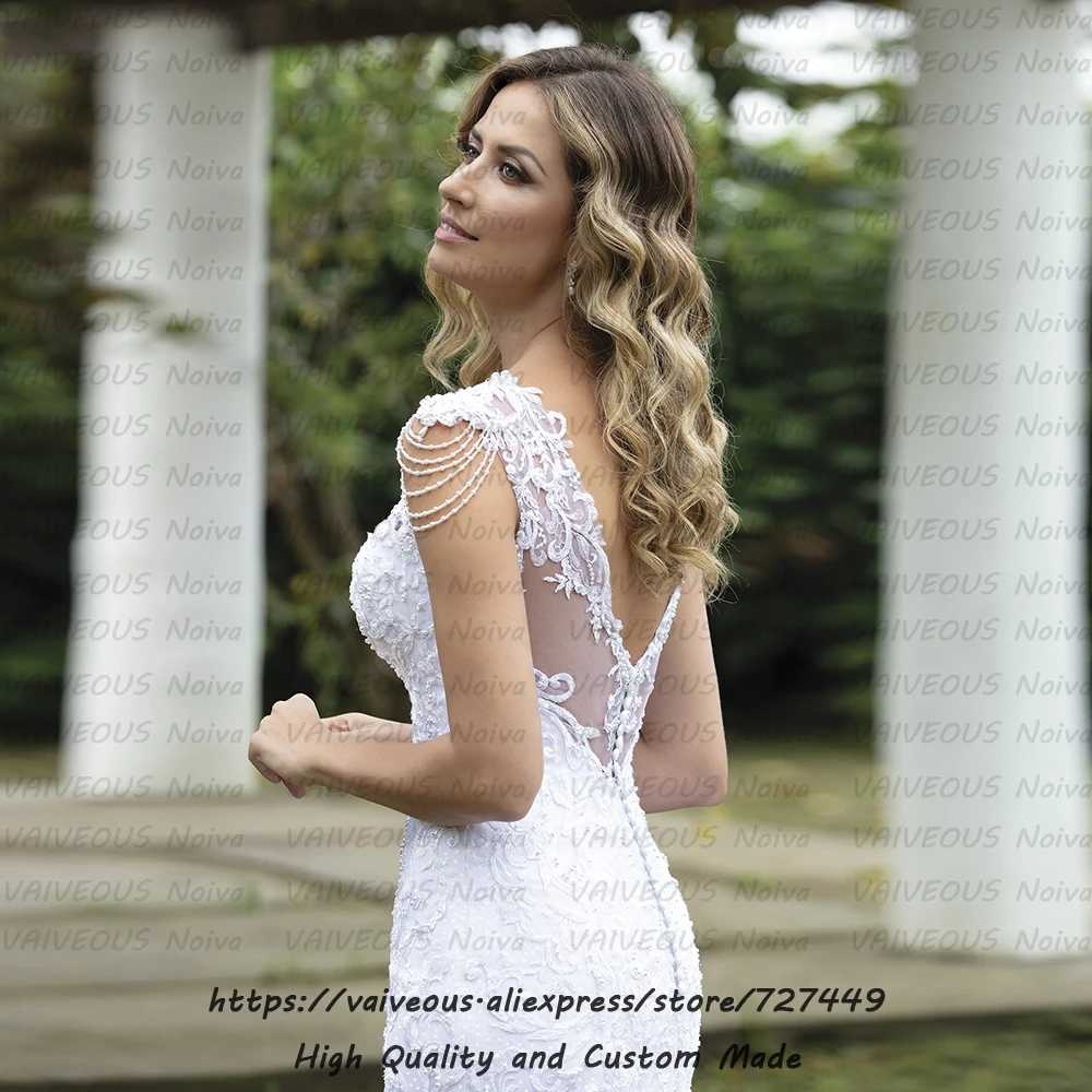 Vestido De Noiva Sereia Новое поступление кружевное свадебное платье русалки 2020