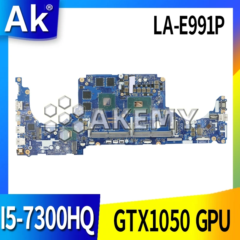 

LA-E991P motherboard For DELL Inspiron 15 7000 7570 7577 motherboard I5-7300HQ GTX1050 CN-0CPHC8 Test 100%