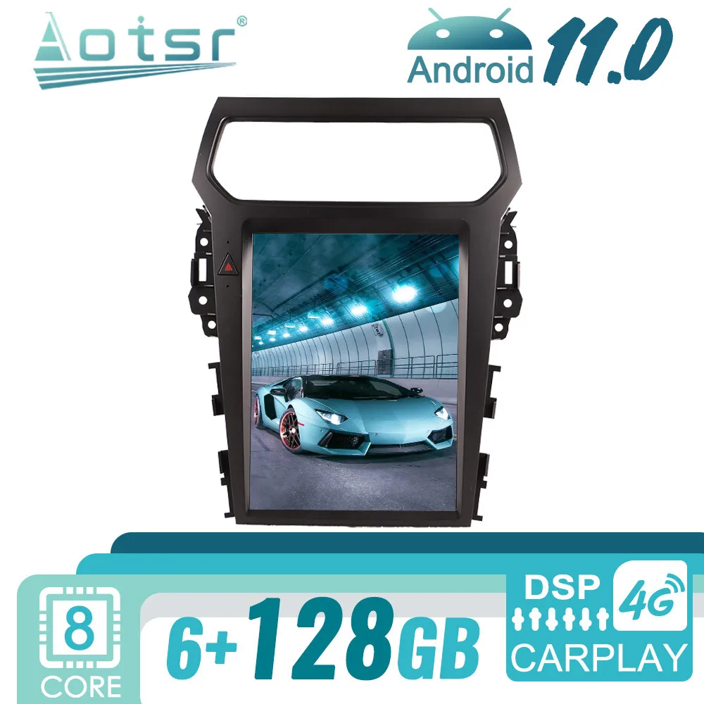 

Android для Ford Explorer 2014 - 2019 Tesla автомобильное радио GPS навигация мультимедийный видеоплеер стерео аудио головное устройство CD плеер