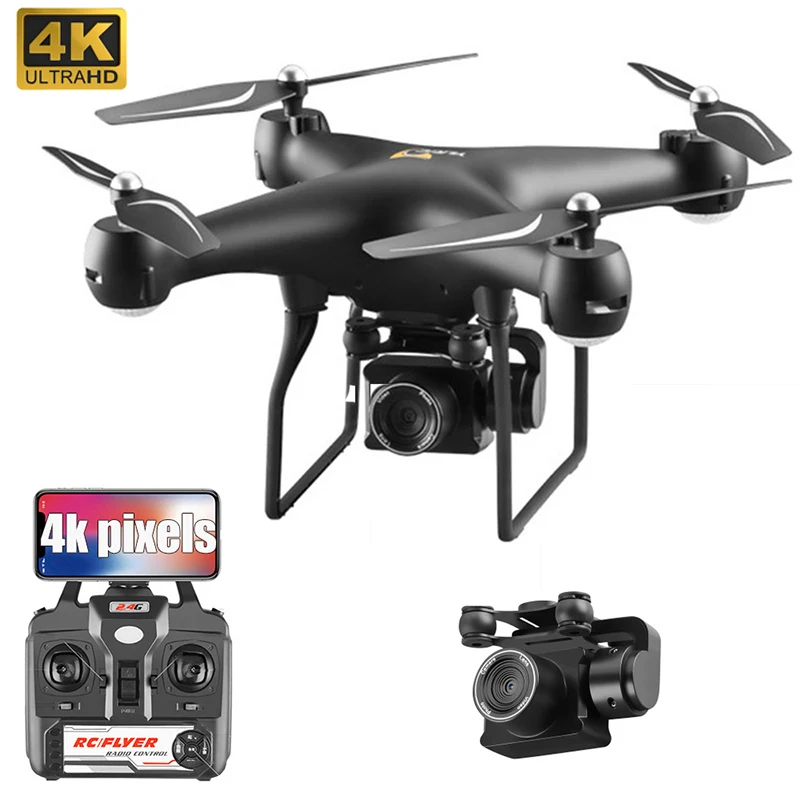 Дрон 4K S32T вращающаяся камера HD аэрофотосъемка air hover ключ посадки полета 20 минут RC вертолет четыре оси самолета игрушки дрон с камерой профессиональный дрон квадрокоптер toys дроны с камерой hd селфи дрон