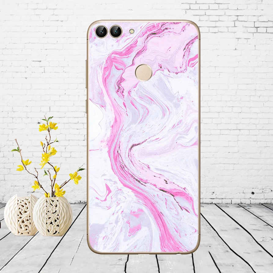 H45 Huawei P Smart Case TPU Мягкий силиконовый прозрачный чехол для телефона huawei P Smart Cover FIG-LX1 Enjoy 7S Чехол - Цвет: H45