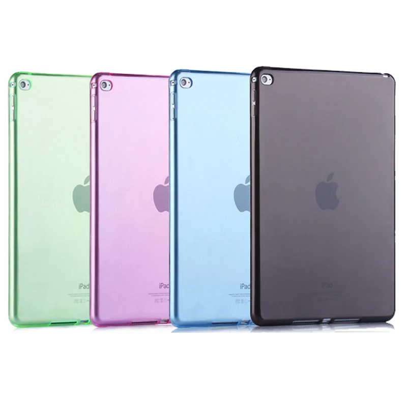 Мягкий ТПУ чехол для нового iPad 2017 2018 air air2 pro 9 7 силиконовый цветной прозрачный
