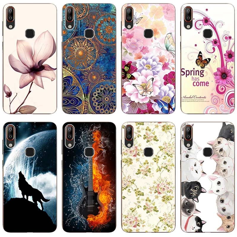 Мягкий чехол из ТПУ с мультипликационным рисунком для BQ Joy 1/1 Plus (Vsmart +) чехлы милые