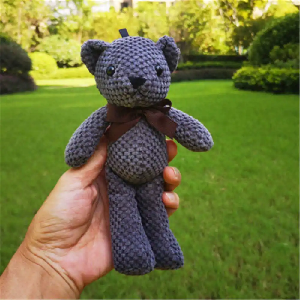 

luxury animal stuffed toy with 20cm bear, wedding gift doll