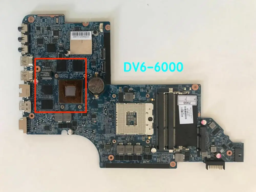 

Suitable For HP DV6-6000 DV6 Laptop Motherboard 641489-001 641489-501 641489-601 Mainboard 100% tested fully work