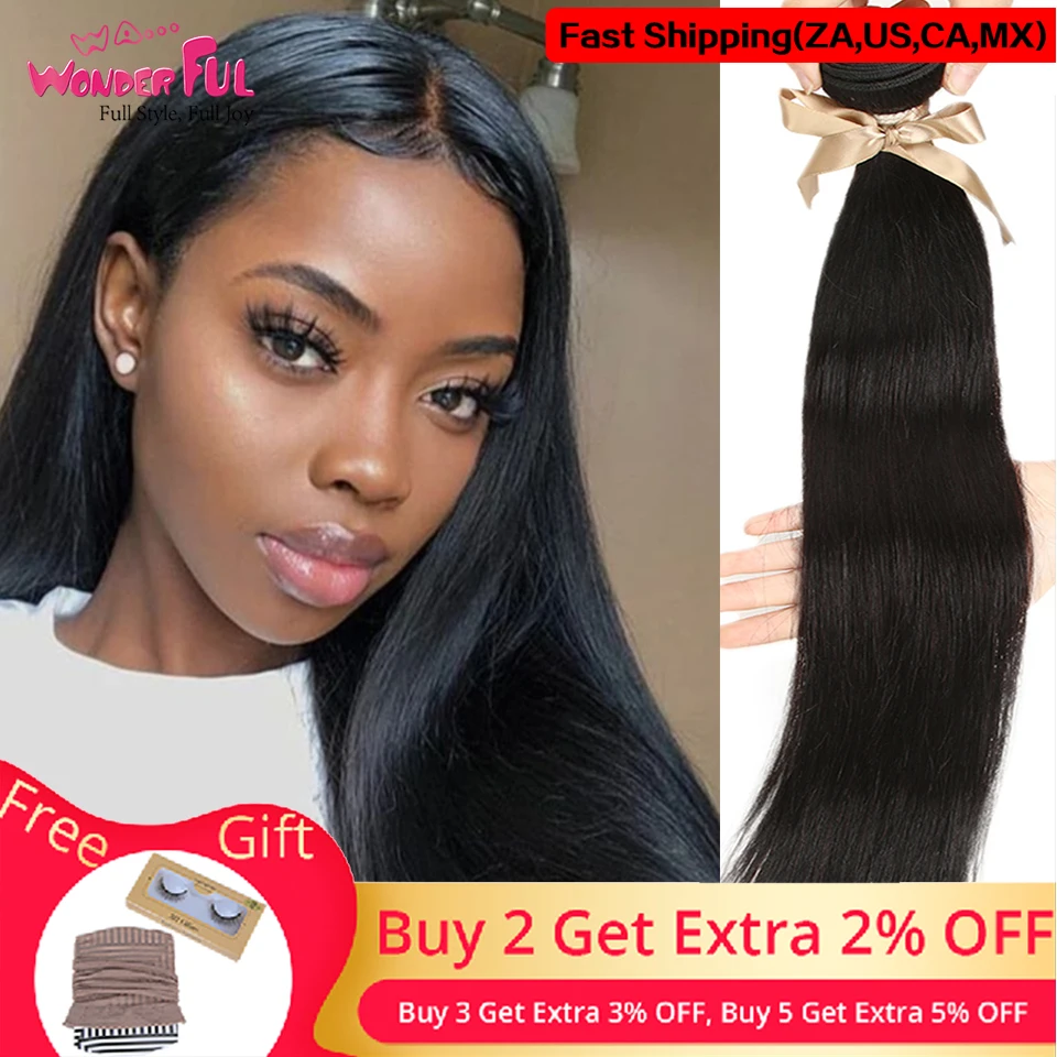 WA... чудесные прямые человеческие волосы 8 &quot-28&quot бразильские не Реми натуральный