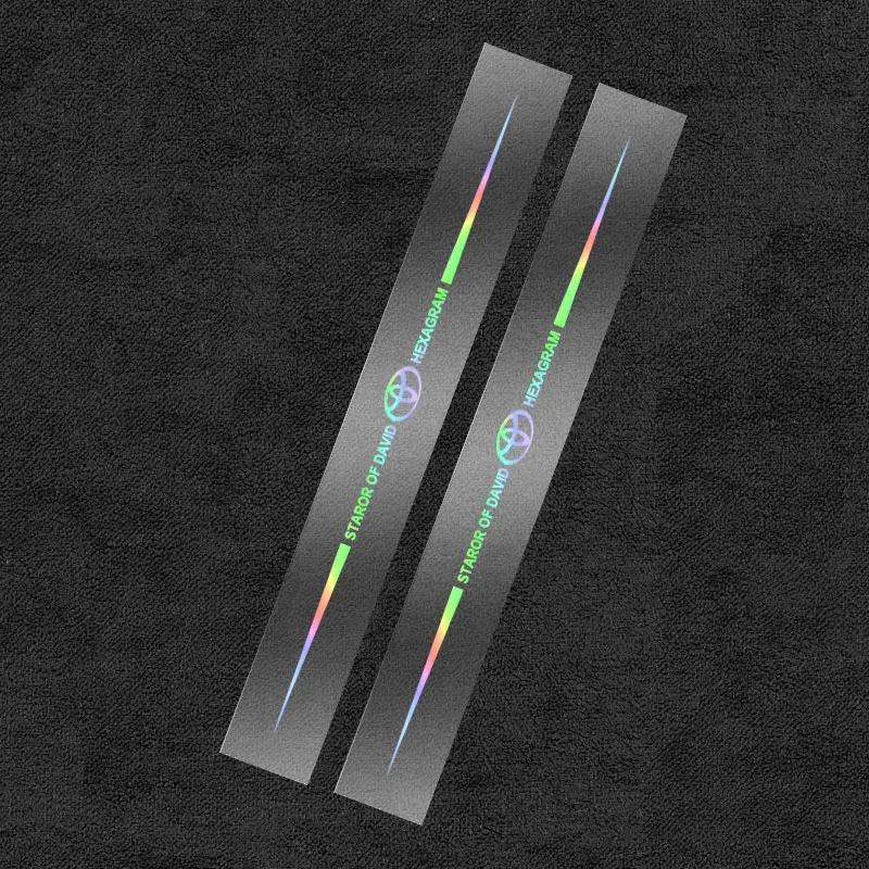 Laser Car Stickers Window Body 3D Logo Pattren Decals New For Toyota TRD Camry Chr Corolla Rav4 Yaris Prius Auto Accessories | Автомобили