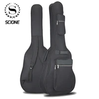 scione 41 inch folk guitar bag double strap 8mm sponge oxford acoustic folk guitar gig bag cover with double shoulder straps