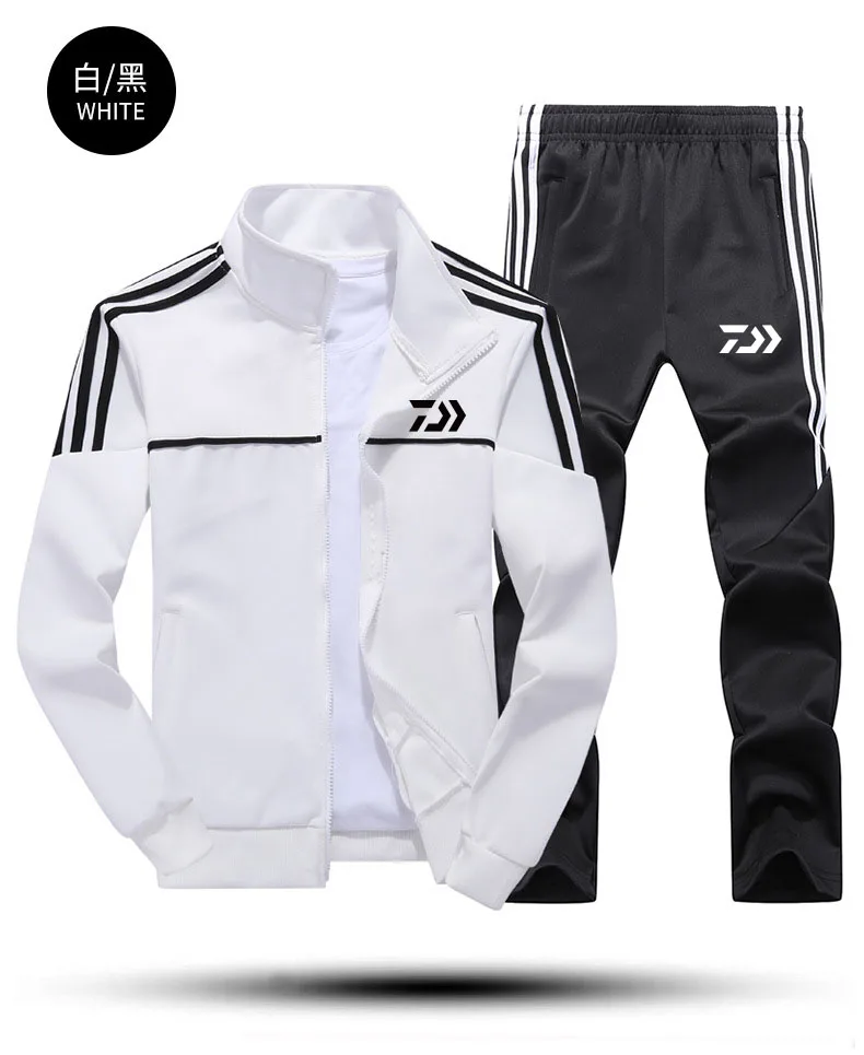 2019 New DAIWA Fishing Suits High Quality Outdoor Sport Men Shirts And Pants Spring Autumn Striped Clothing | Спорт и развлечения