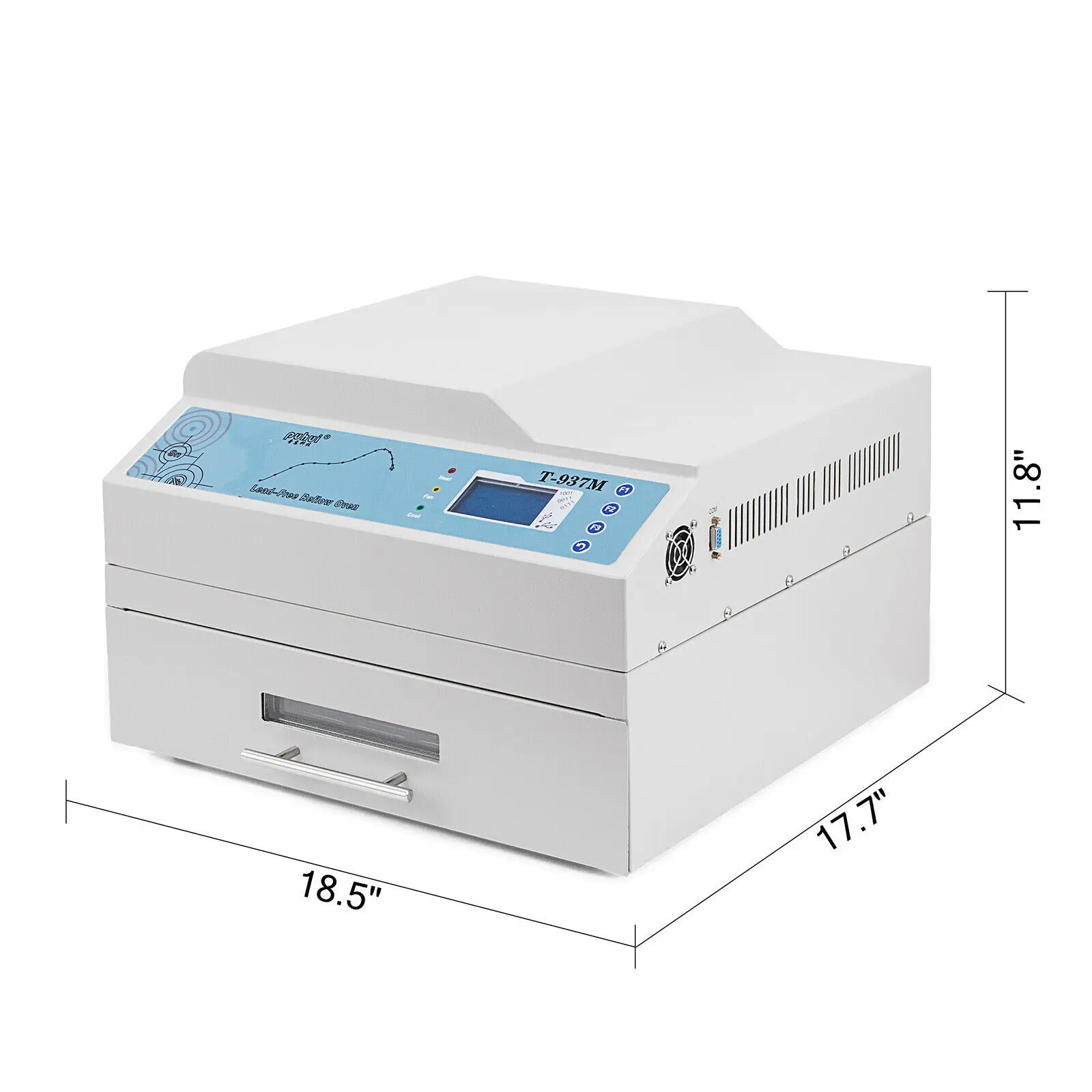 

T937M Reflow Oven Infrared Welder Oven Heat Reflux IC BAG SMD Reflow