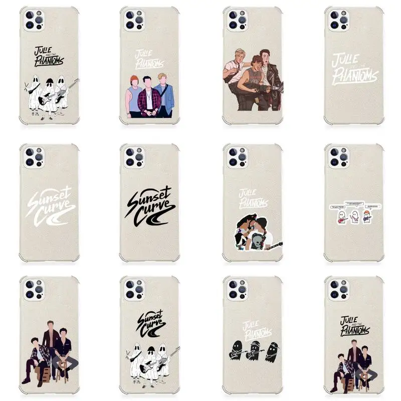 

Julie and the Phantoms Sunset Phone Case Lambskin Leather For iphone 12 11 8 7 6 XR X XS PLUS MINI PLUS PRO MAX Shockproof