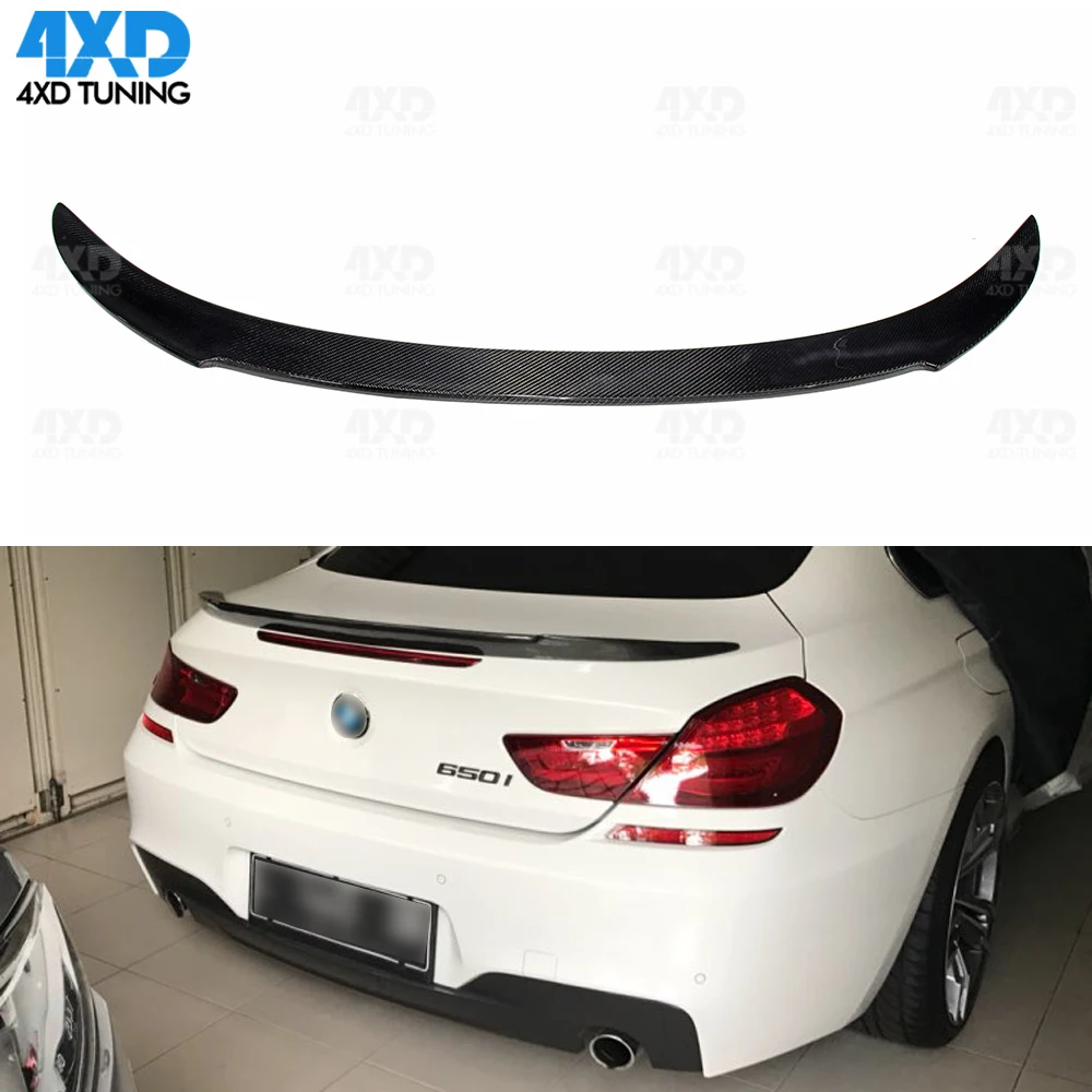 

F12 Coupe Carbon Fiber Spoiler For BMW F13 640i 650i Rear Trunk Spoiler Wing 2012-2014 2015 2016 2017 2018 2019
