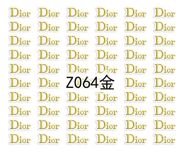 10 шт. золотые серебристые белые черные 3D наклейки для ногтей блестящий