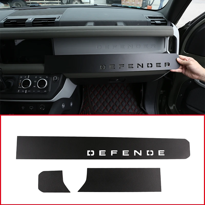 

For Land Rover Defender 110 2020-2021 LHD&RHD Car Dashboard Instrument Trim Panel Cover Sticker Interior Decoration Accessories