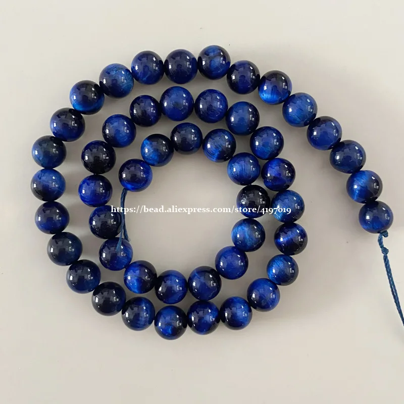 

Free Shipping Natural Stone Blue Lapis Lazuli Tiger Eye Agates Round Loose Beads 15" Strand 4 6 8 10 MM Pick Size