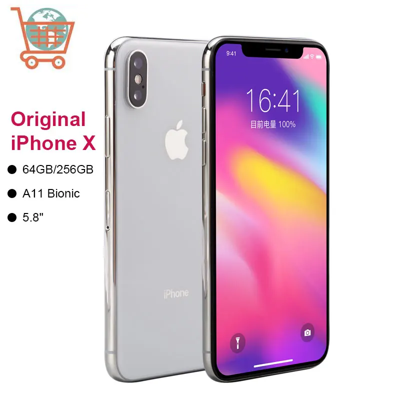Оригинальный смартфоны Apple iPhone X пикселей 3 Гб оперативной памяти 64/256 ГБ ROM 5 8 &quotiOS