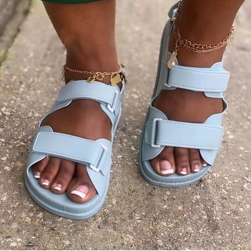 

Сандалии женские на платформе, мягкие удобные шлепанцы из ЭВА, летняя повседневная обувь для путешествий, Размеры 35-43