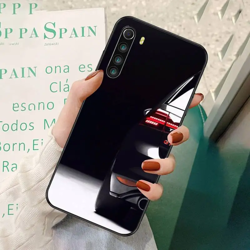 

German Sports Car GTI Black Soft Phone Cases For Redmi 7 8 9 A K20 30 Pro Note 8 9 Pro 9s