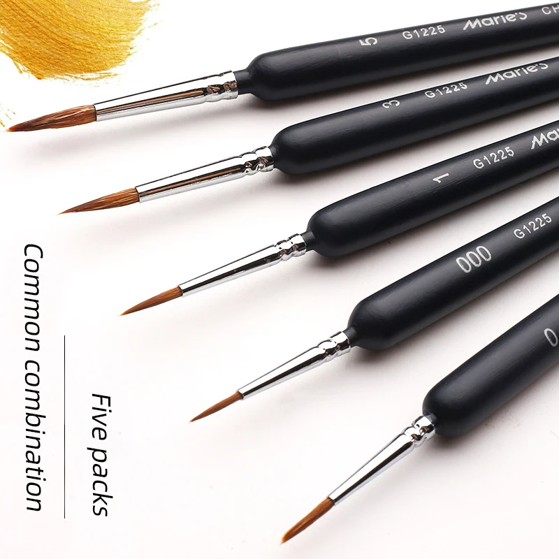 9/10 шт. кисти Мари для акварели различные размеры | Канцтовары офиса и дома