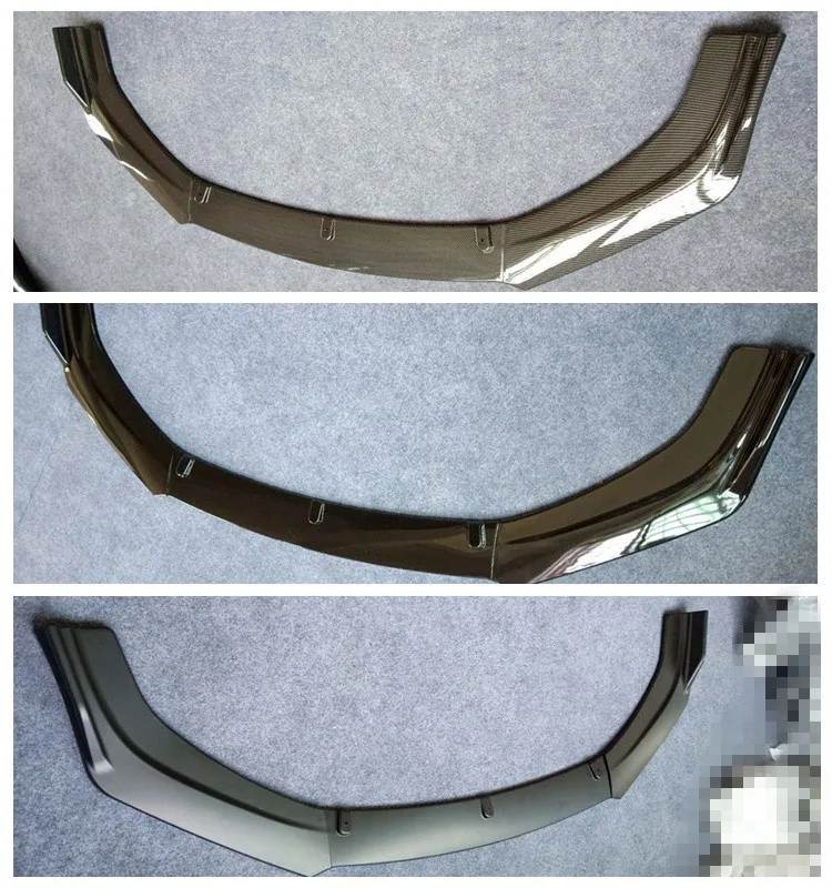 Комплект для защиты переднего бампера в форме губ защитная пластина отделка