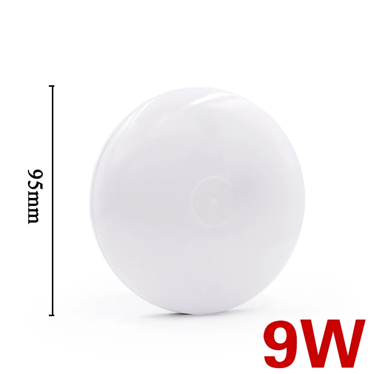 9W A EnwYe 6 Вт, 9 Вт, 13 Вт, 18 Вт, 24 Вт, 36 Вт, 48 Вт, светодиодная Круглая Панель для поверхностного монтажа, светодиодный потолочный светильник AC 85-265 в, лампада, светодиодная лампа - Цвет корпуса: 9W A