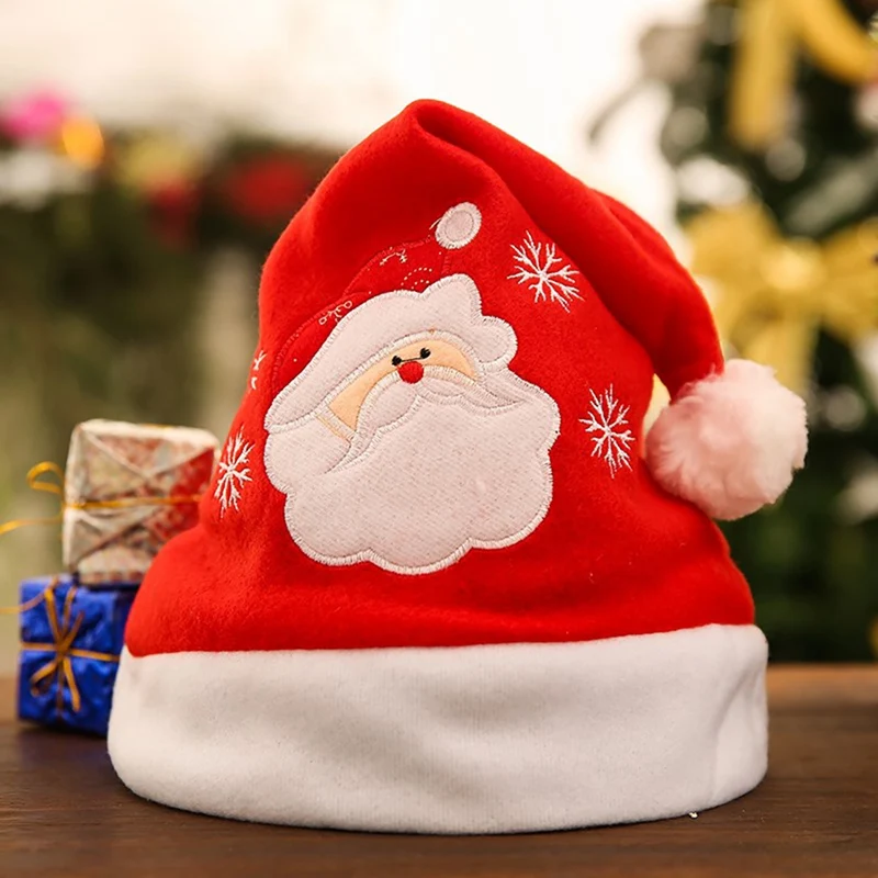 Рождественские шапки Санта Клауса для детей мужчин и девочек шапка