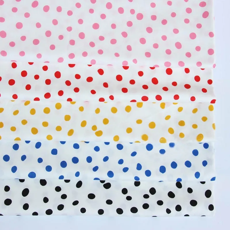 Саржевая ткань с цветочным рисунком в горошек 100% хлопок сделай сам одежда для