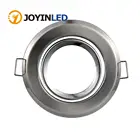 Горячая Распродажа GU10 MR16 GU5.3 Светодиодный точечный светильник держатели рамки серебряный круглый светодиодный комплект приспособлений светодиодный светильник