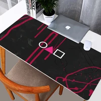 top quality squid game rubber mouse durable desktop mousepad table rug pc laptop notebook rubber wholesale mat