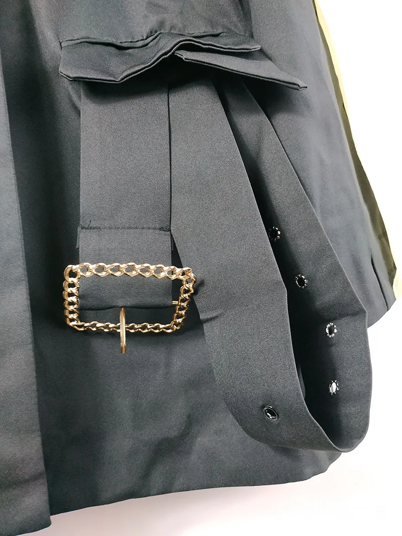 4XL контрастная стеганая Свободная куртка с длинным рукавом Новая Осенняя длинная куртка