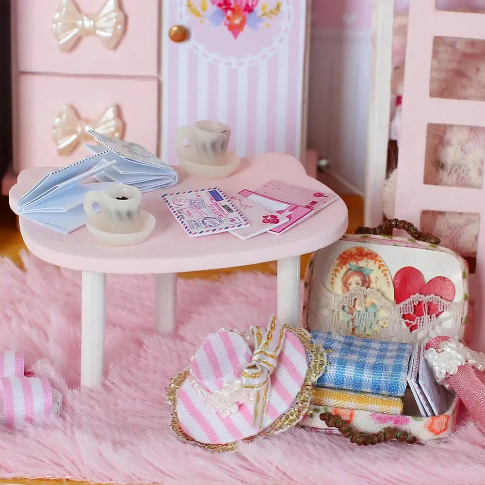 Diy 3D Miniature Doll House Kits Roombox Furniture Dollhouse Dust Cover Toys Birthday Gift for Children Adult | Игрушки и хобби