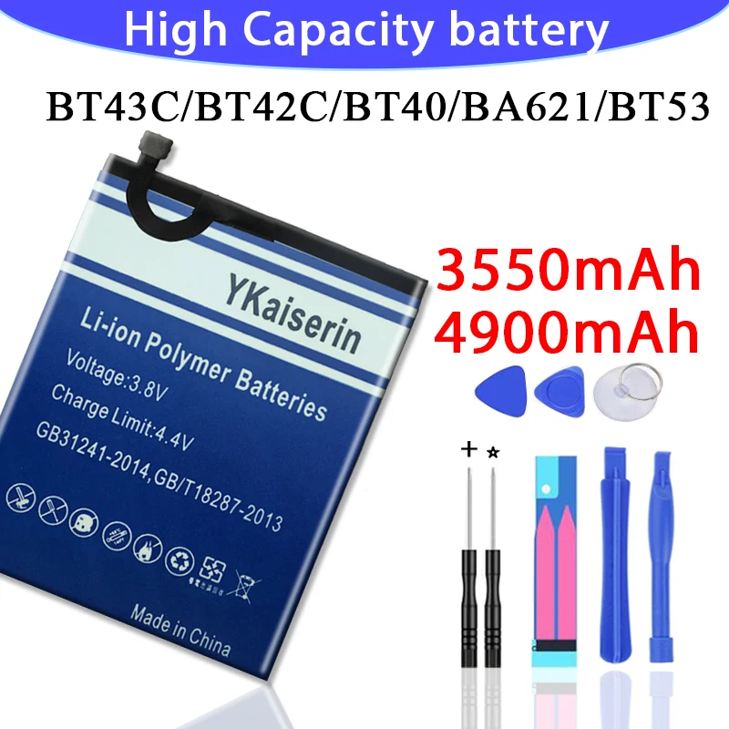 Аккумулятор yksaisin для Meizu Meizy M2 Mini/ Note/ MX4/ Pro 6/ Pro6 батарея мобильного телефона BT43C BT42C