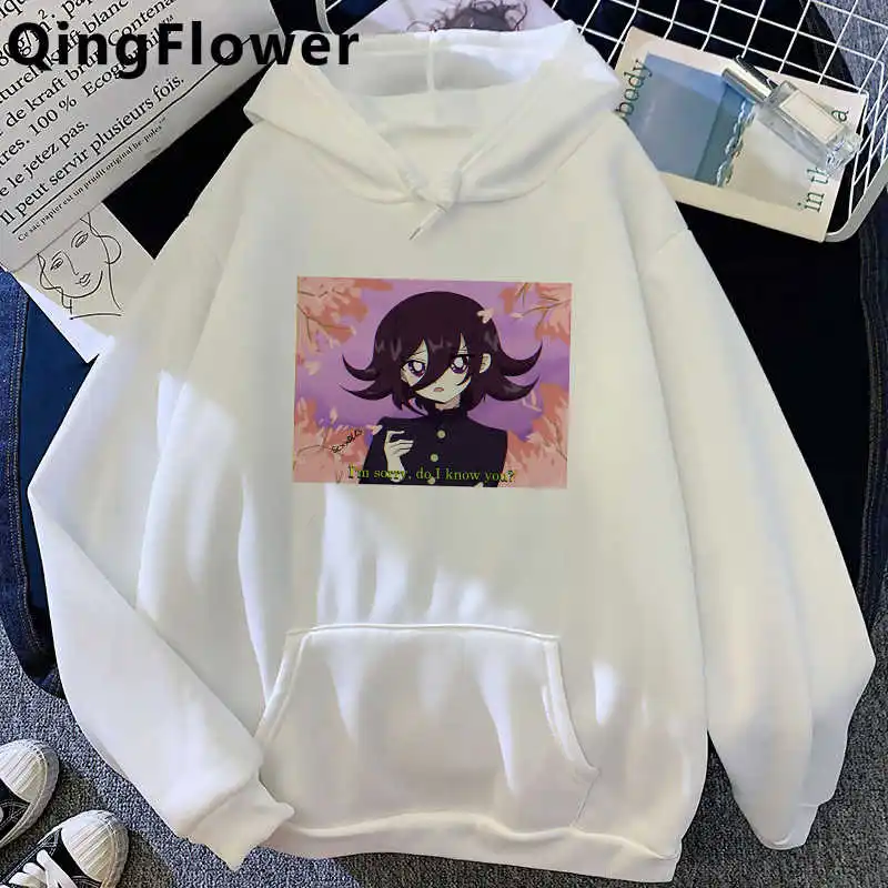 

Danganronpa Monokuma Mikan Tsumiki hoodies men anime Korea grunge graphic male hoody harajuku