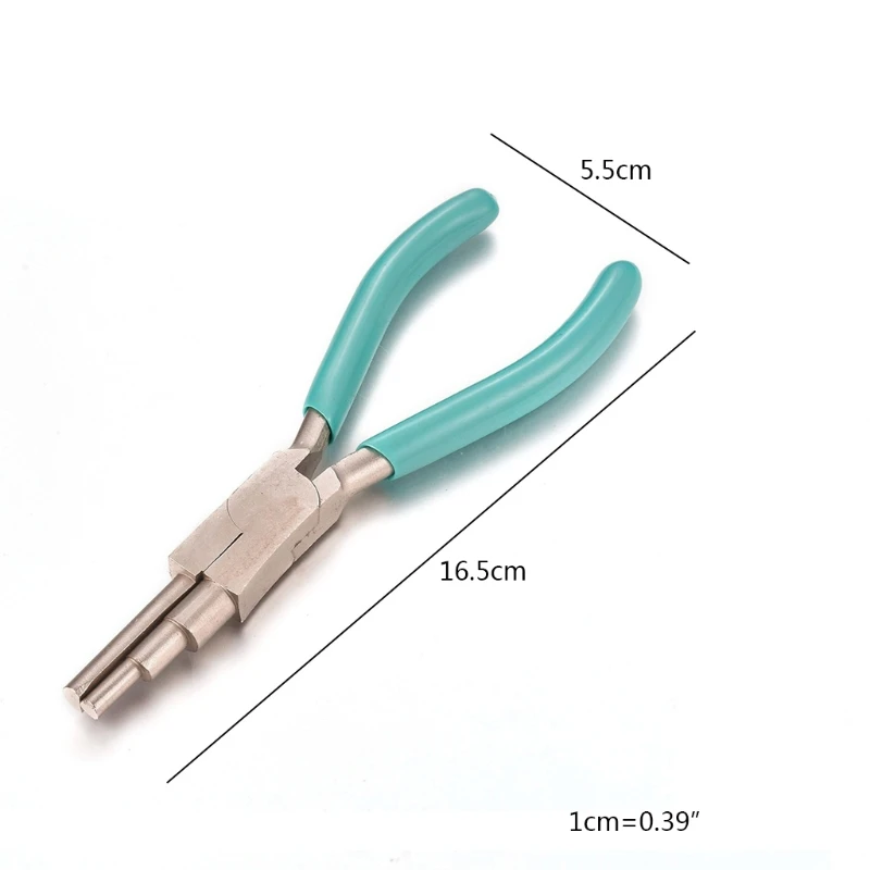 

Little Wrapper Looping Pliers 5/7/10 Millimeter 3-Steps Multi Size Barrels Wire Wrapper Plier Bail Jewelry Making Tools