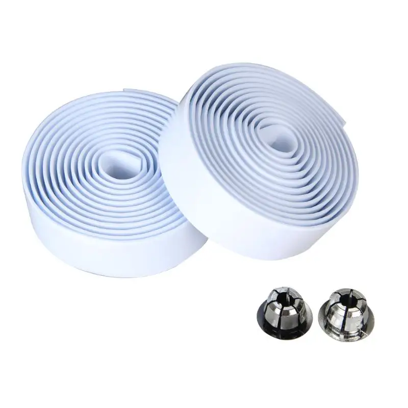 2PCS Cycling Road Bike Sports Cork Handlebar Tape+ 2 Bar Plug